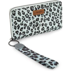X Wrangler Wristlet Western Wallet Boho Aztec Credit Card Holder for Women(LP-Jean)