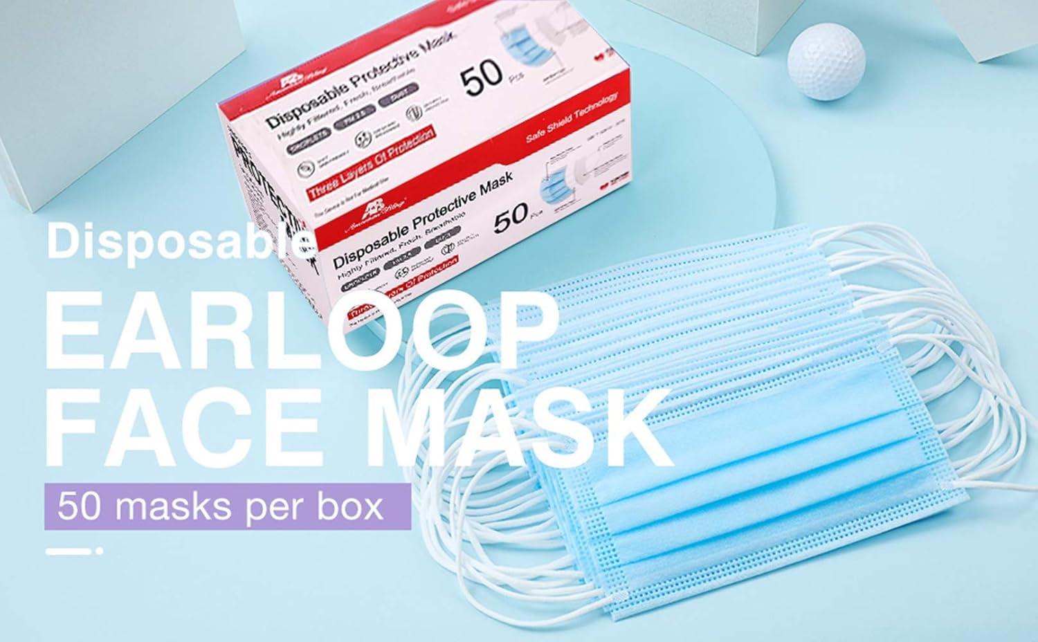 2000 PCS Bulk Blue Face Masks 40 Packs 50pcs Pack Non Woven Thick 3 2000 PCS Bulk Blue Face Masks 40 Packs 50pcs Pack Non Woven Thick 3