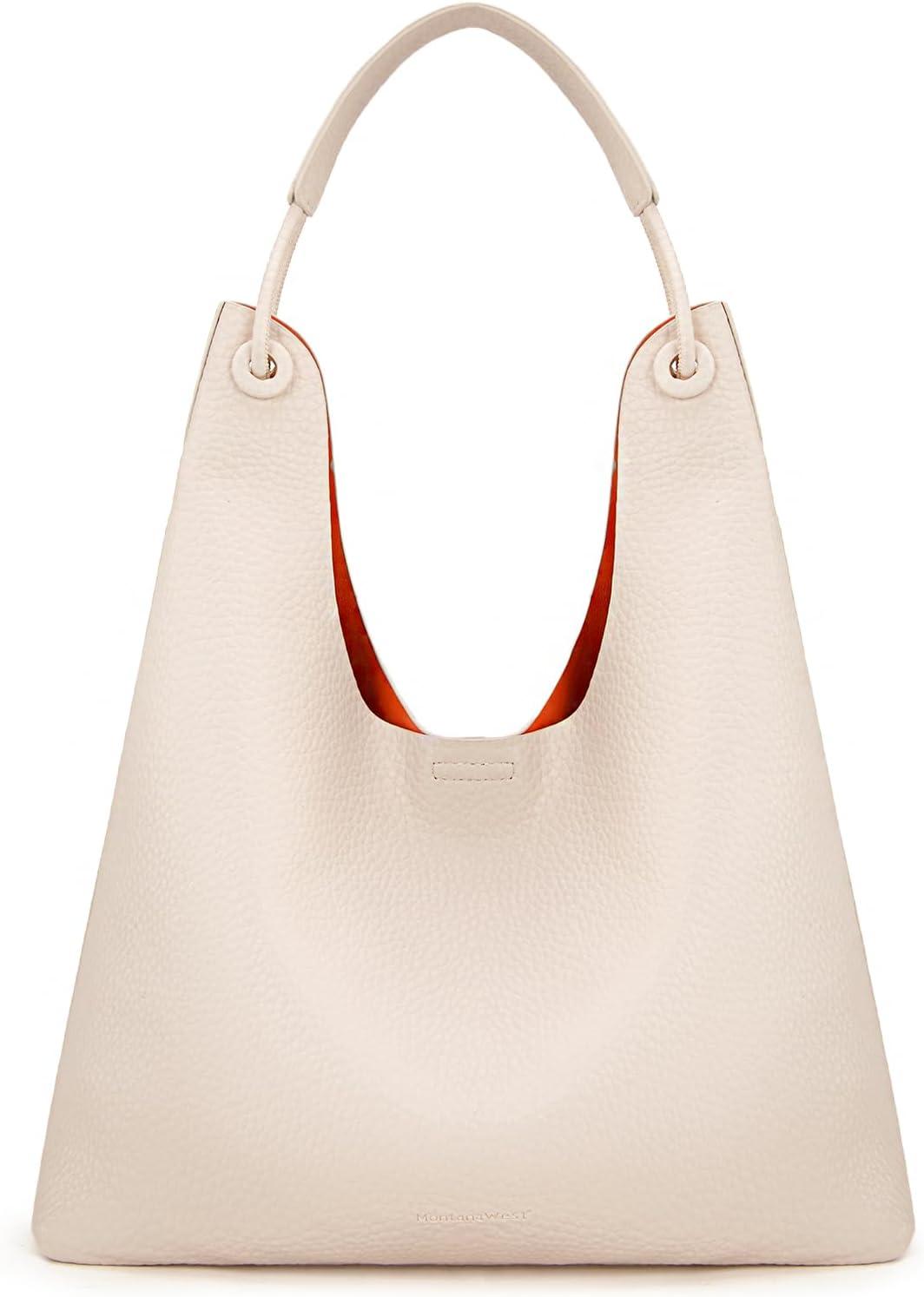imageMontana West Hobo Bag for Women Shoulder Purse Handbags with Detachable Makeup Bag