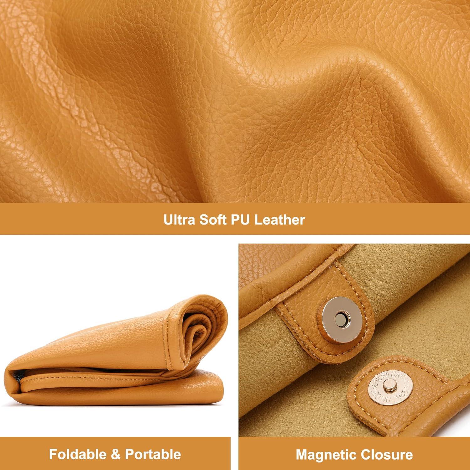 imageMontana West Hobo Bags for Women Designer Top Handle Purses Soft Ladies PU Leather Shoulder Handbag Set MWC2111YL