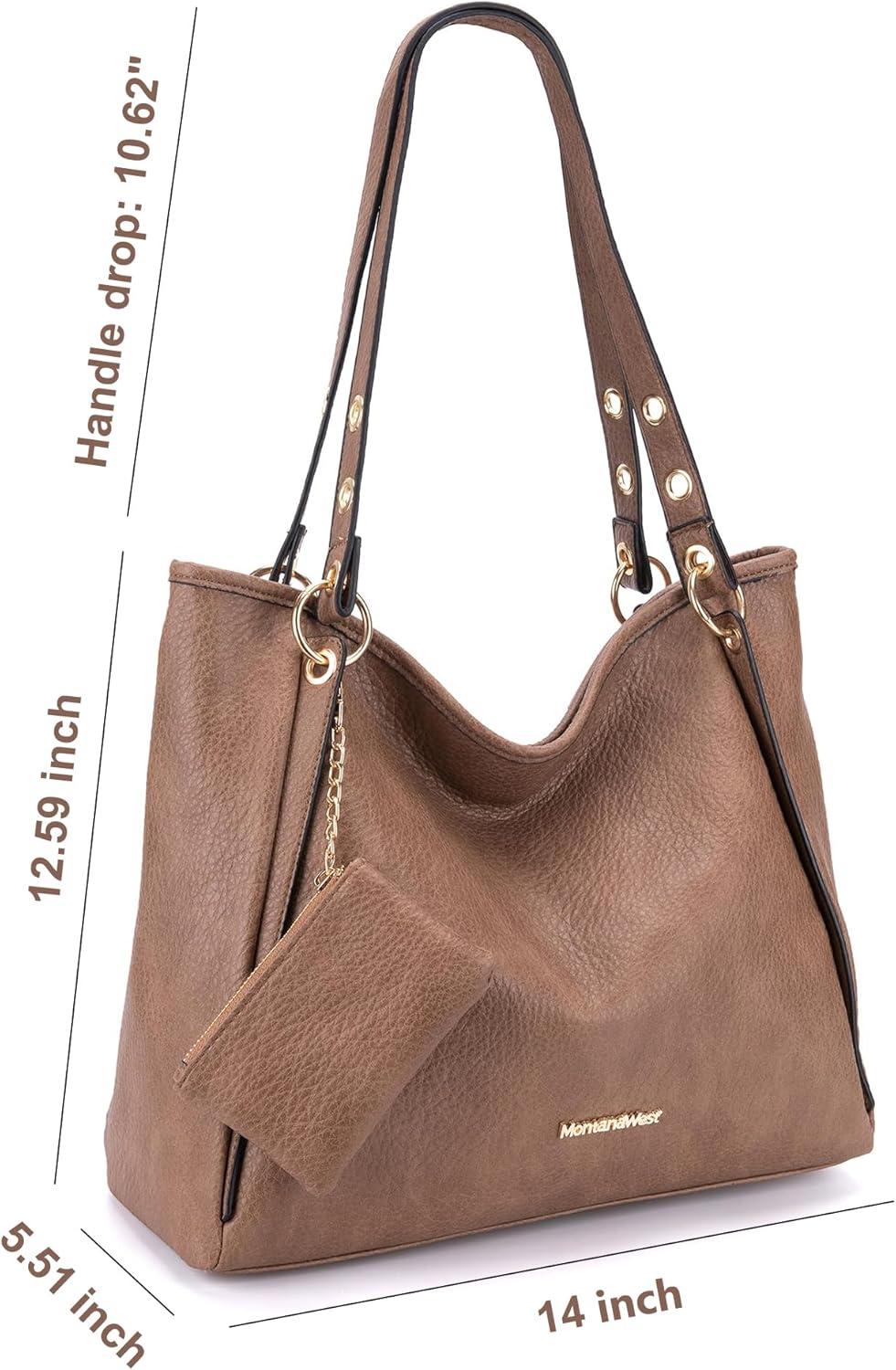 imageMontana West Large Tote Bag for Women Purses and Handbags Shoulder Bag
