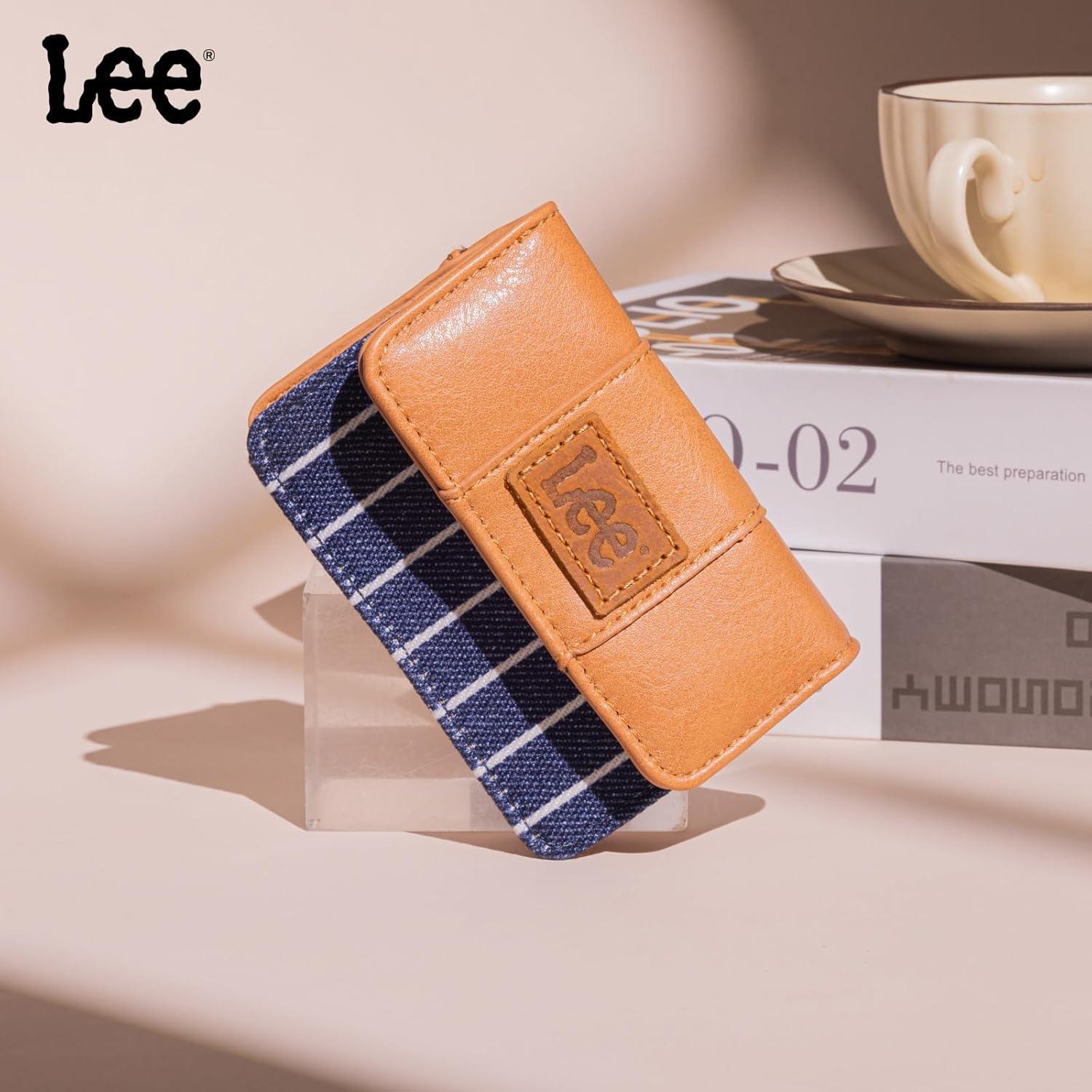imageMontana West x Lee Small Wallet for Women Compact Credit Card Holder Wallet Purse LEE56005JNCoin pouchJean