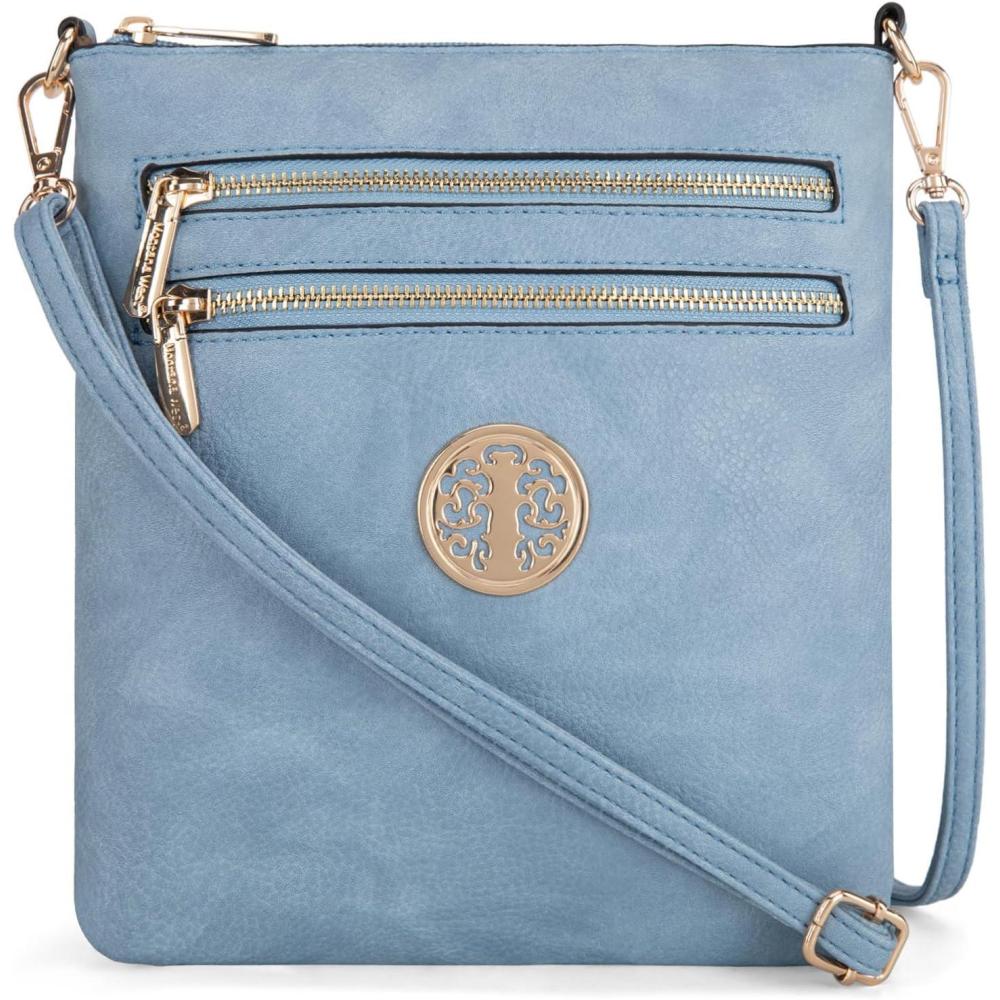 imageMontana West Crossbody Bags for Women Multi Pocket Cross Body Bag Purses with Adjustable StrapB Jean