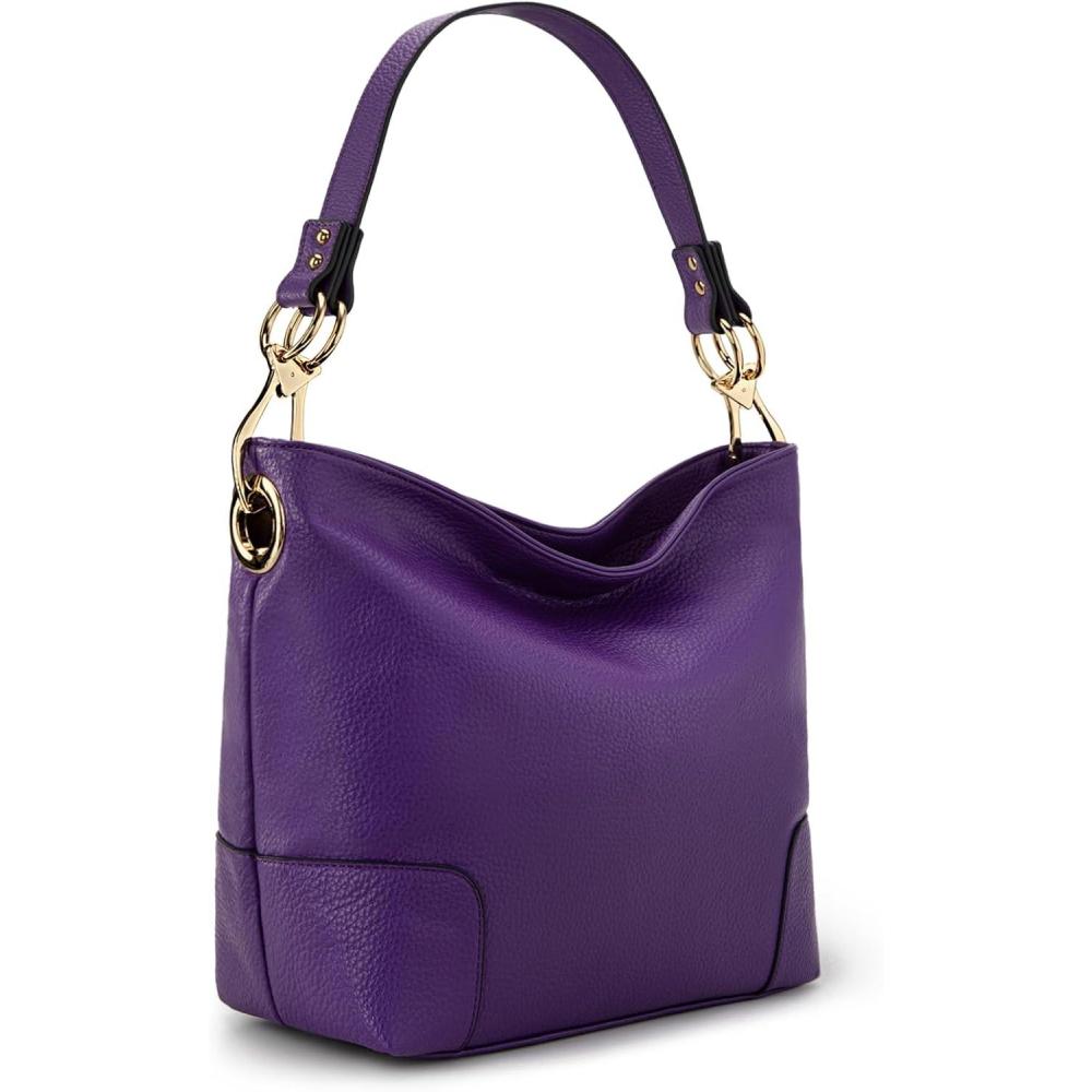 imageMontana West Medium Hobo Bags for Women Top Handle Satchel Shoulder Purse Bucket HandbagSpecialpurple