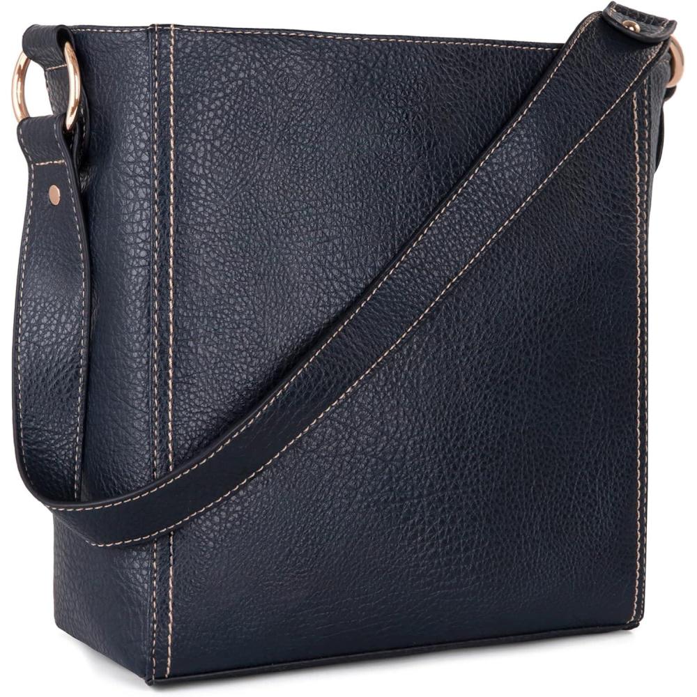 imageMontana West Purse for Women Trendy Soft Shoulder Purses and Handbags Hobo BagsA Navy
