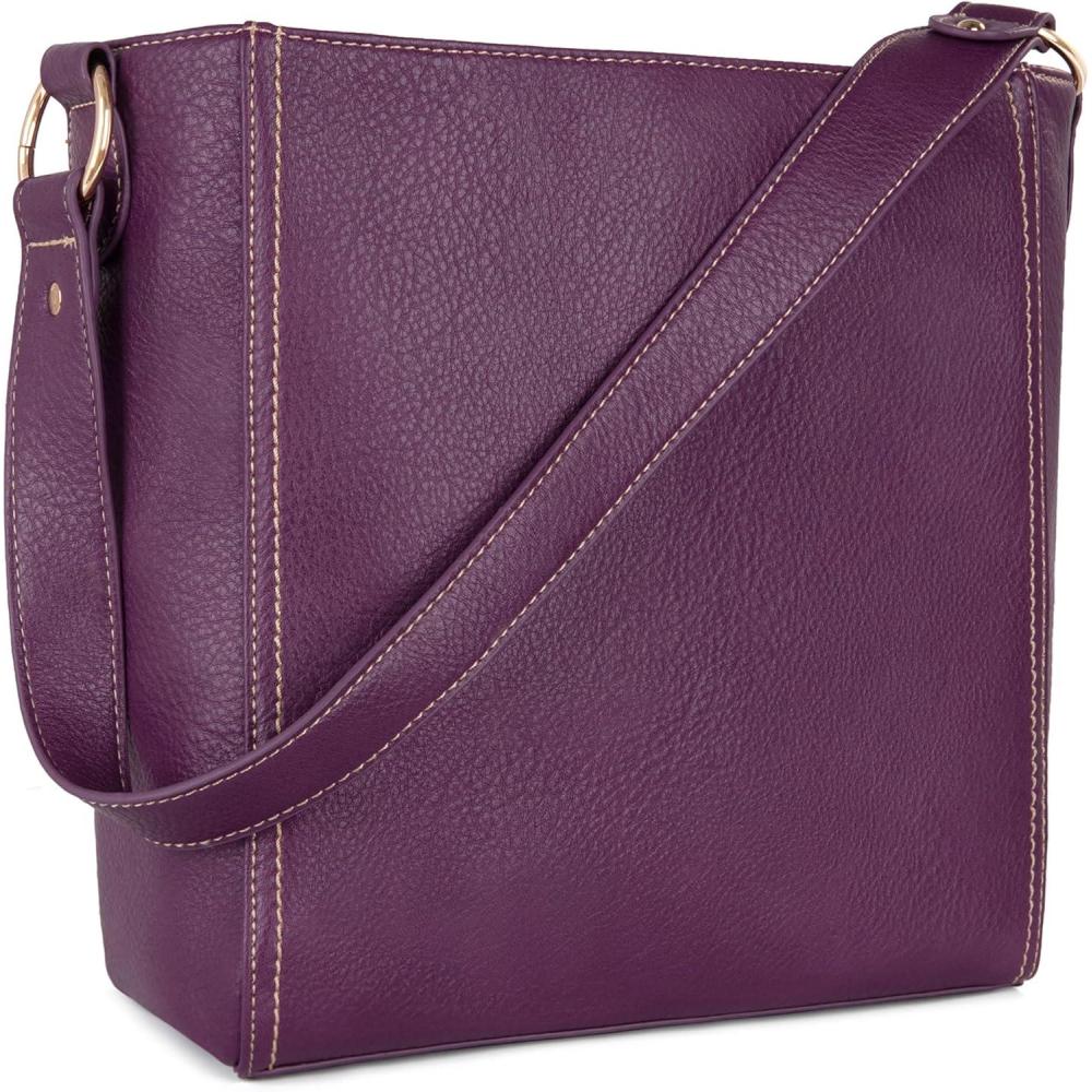imageMontana West Purse for Women Trendy Soft Shoulder Purses and Handbags Hobo BagsA Purple