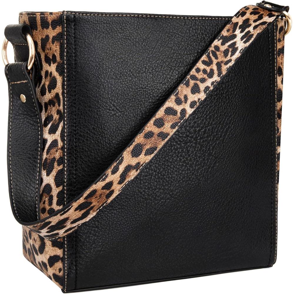 imageMontana West Purse for Women Trendy Soft Shoulder Purses and Handbags Hobo BagsB Leopard