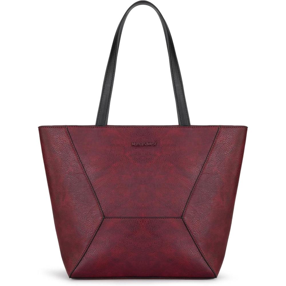 imageMontana West Tote Bag for Women Work Top Handle Handbags and PursesZ Dahila Red