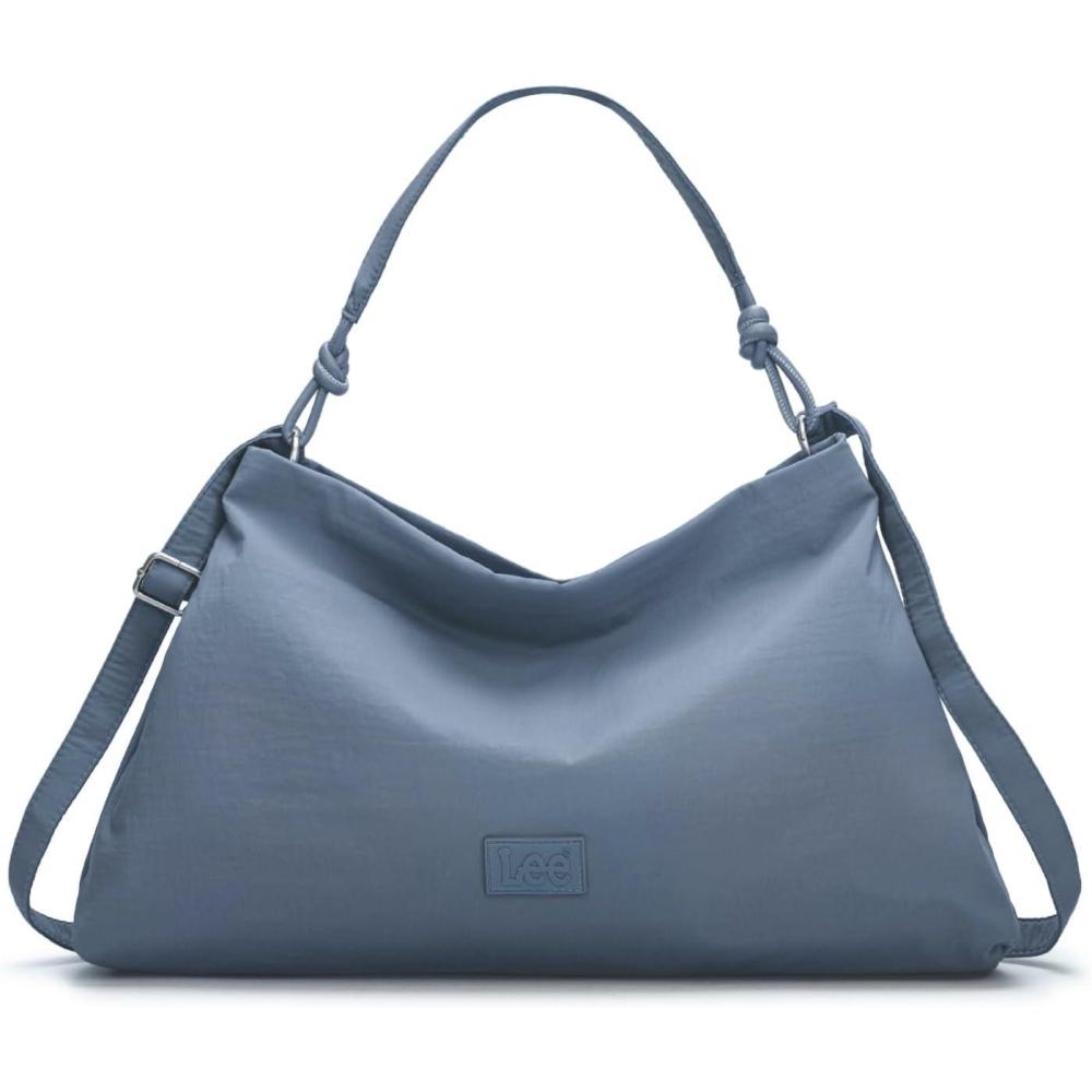 imageMontana West x Lee Nylon Hobo Crossbody Bag for Women Large Shoulder Tote Handbag Casual Work Purse with Adjustable StrapJean