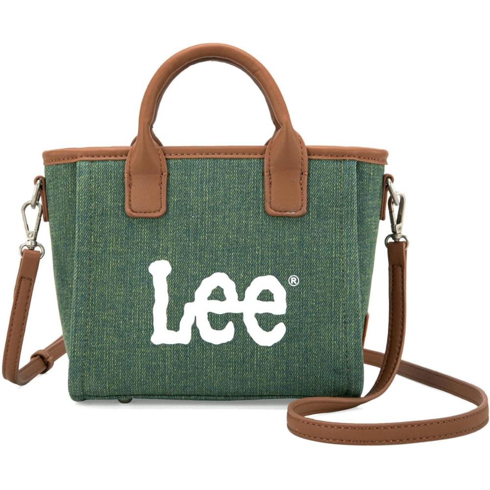 imageMontana West x Lee Tote Bag for Woman Denim Handbag Crossbody Shoulder Bag with StrapSmalldeep Jean