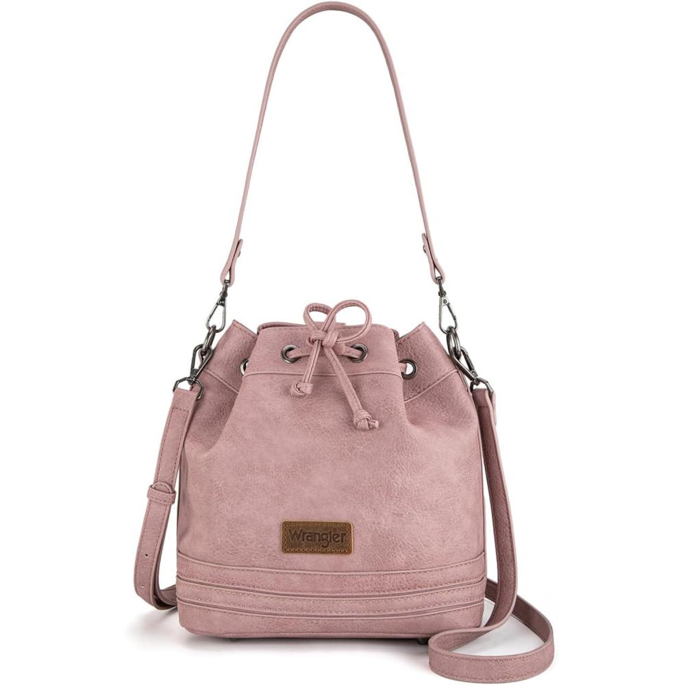 imageWrangler Hobo Bags for Women Designer Aztec Bucket Purses Western Tapestry Shoulder HandbagsTrendydeep Pink