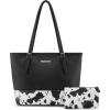 Cow Print H Black