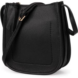 Montana West Crossbody Bags for Women Multi Pocket Cross Body Bag Purses with Adjustable Strap(Black)