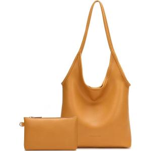 Montana West Hobo Bags for Women Designer Top Handle Purses Soft Ladies PU Leather Shoulder Handbag Set MWC2-111YL