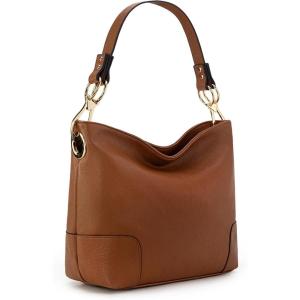 Montana West Medium Hobo Bags for Women Top Handle Satchel Shoulder Purse Bucket Handbag(Special-brown)