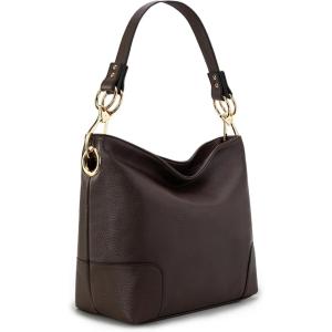Montana West Medium Hobo Bags for Women Top Handle Satchel Shoulder Purse Bucket Handbag(Special-coffee)