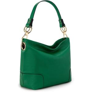 Montana West Medium Hobo Bags for Women Top Handle Satchel Shoulder Purse Bucket Handbag(Special-green)