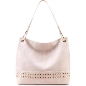 Montana West Purses for Women Hobo Shoulder Handbags with Zipper(D-beige)