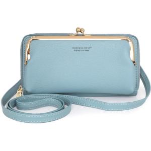 Montana West Small Crossbody Cell Phone Purse for Women RFID Blocking Cellphone Wallet(Wallet Jean)