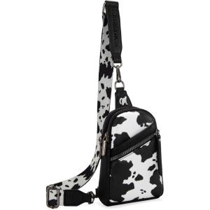 Montana West Small Crossbody Sling Bag for Women Cute Cross Body Fanny Pack Purse(Aa-black)