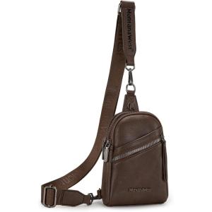 Montana West Small Crossbody Sling Bag for Women Cute Cross Body Fanny Pack Purse(B-mud)