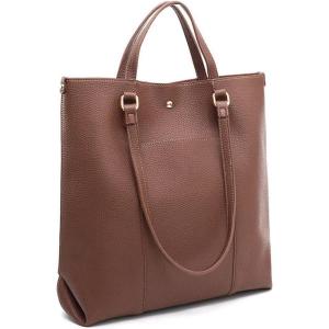 Montana West Tote Bag for Women Purses and Handbags Top Handle Satchel Bag Large Shoulder Handbag(A Brown)