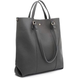 Montana West Tote Bag for Women Purses and Handbags Top Handle Satchel Bag Large Shoulder Handbag(A Grey (With Pouch))