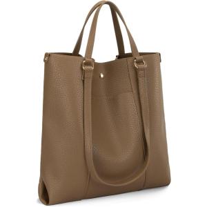 Montana West Tote Bag for Women Purses and Handbags Top Handle Satchel Bag Large Shoulder Handbag(A Khaki)