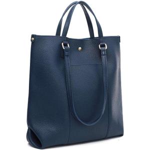 Montana West Tote Bag for Women Purses and Handbags Top Handle Satchel Bag Large Shoulder Handbag(A Navy (With Pouch))