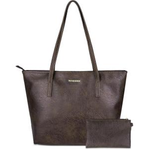 Montana West Tote Bags Vegan Leather Purses and Handbags for Women Top Handle Ladies Shoulder Bags(*4a-coffee)