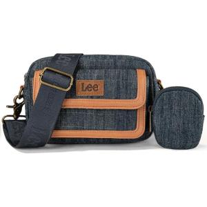 Montana West x Lee Denim Small Crossbody Bags for Women Cute Shoulder Handbag with Headphone Pouch(Navy)