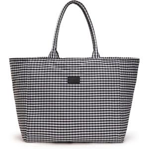 Montana West x Lee Extra Large Soft Cotton Tote Bag for Women Thick Lightweight Shoulder Bag Reusable Grocery Bag(Black)