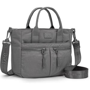 Montana West x Lee Mini Crossbody Bag for Women Nylon Tote Bag with Multiple Pockets(Deep Green)