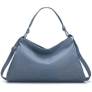 Montana West x Lee Nylon Hobo Crossbody Bag for Women, Large Shoulder Tote Handbag Casual Work Purse with Adjustable Strap(Jean)