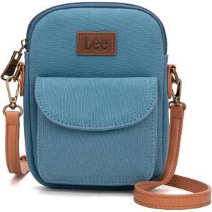Montana West x Lee Small Crossbody Bags for Women, Denim Phone Purse & Travel Wallet with Card Slots Shoulder Bag(New-jean Blue)