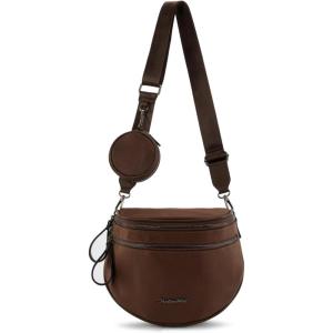 Montana West Large Bum Bag Nylon Crossbody Bags Mom Purse with with Coin Purse(Coffee)