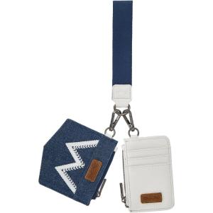 Montana West Wrangler Keychain Wristlet Wallets for Women WG367-W119HPK(Beige)
