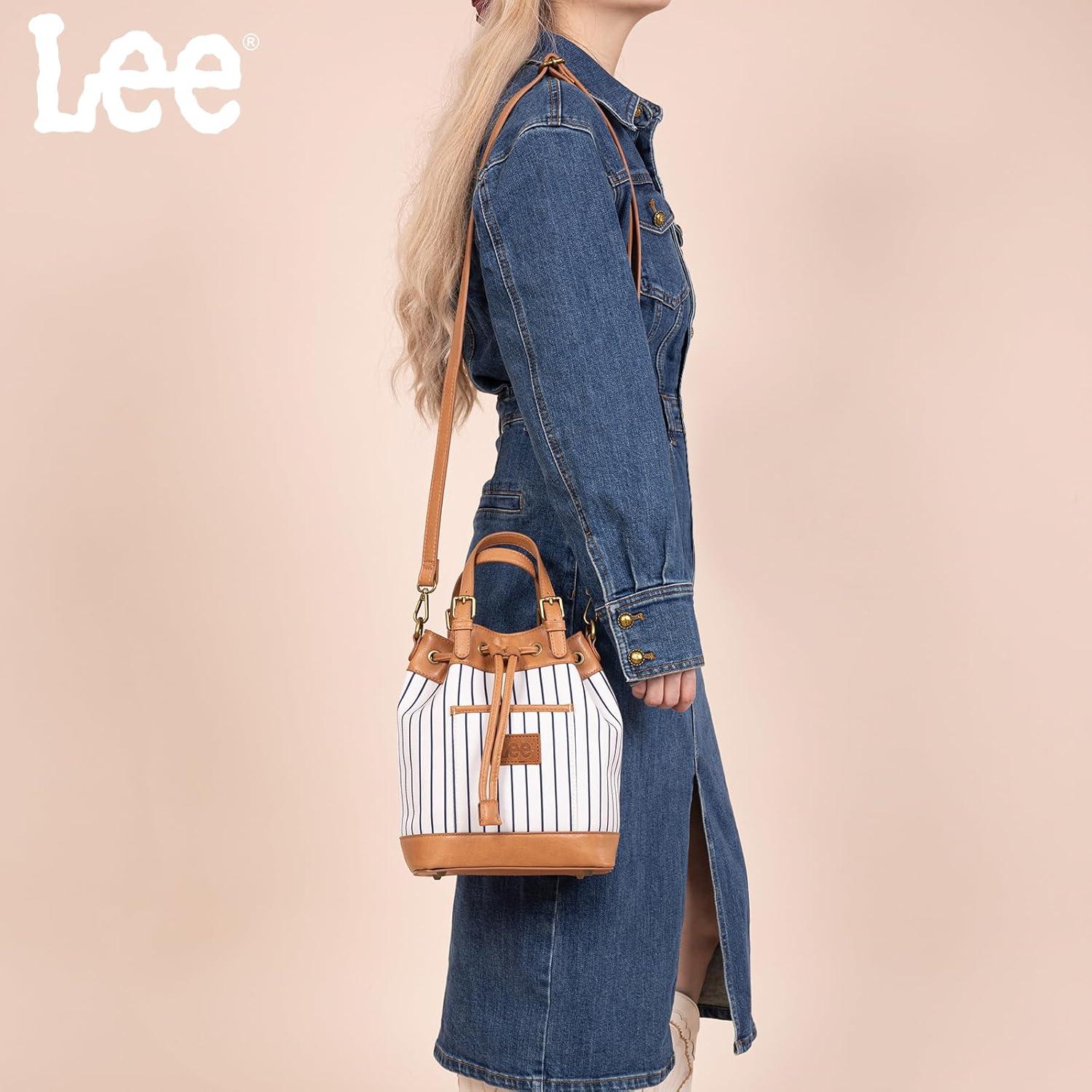 imageMontana West x Lee 3in1 Convertible Purses for Women Drawstring Bucket Bag Crossbody Bag amp Backpack Purse with StrapBeige