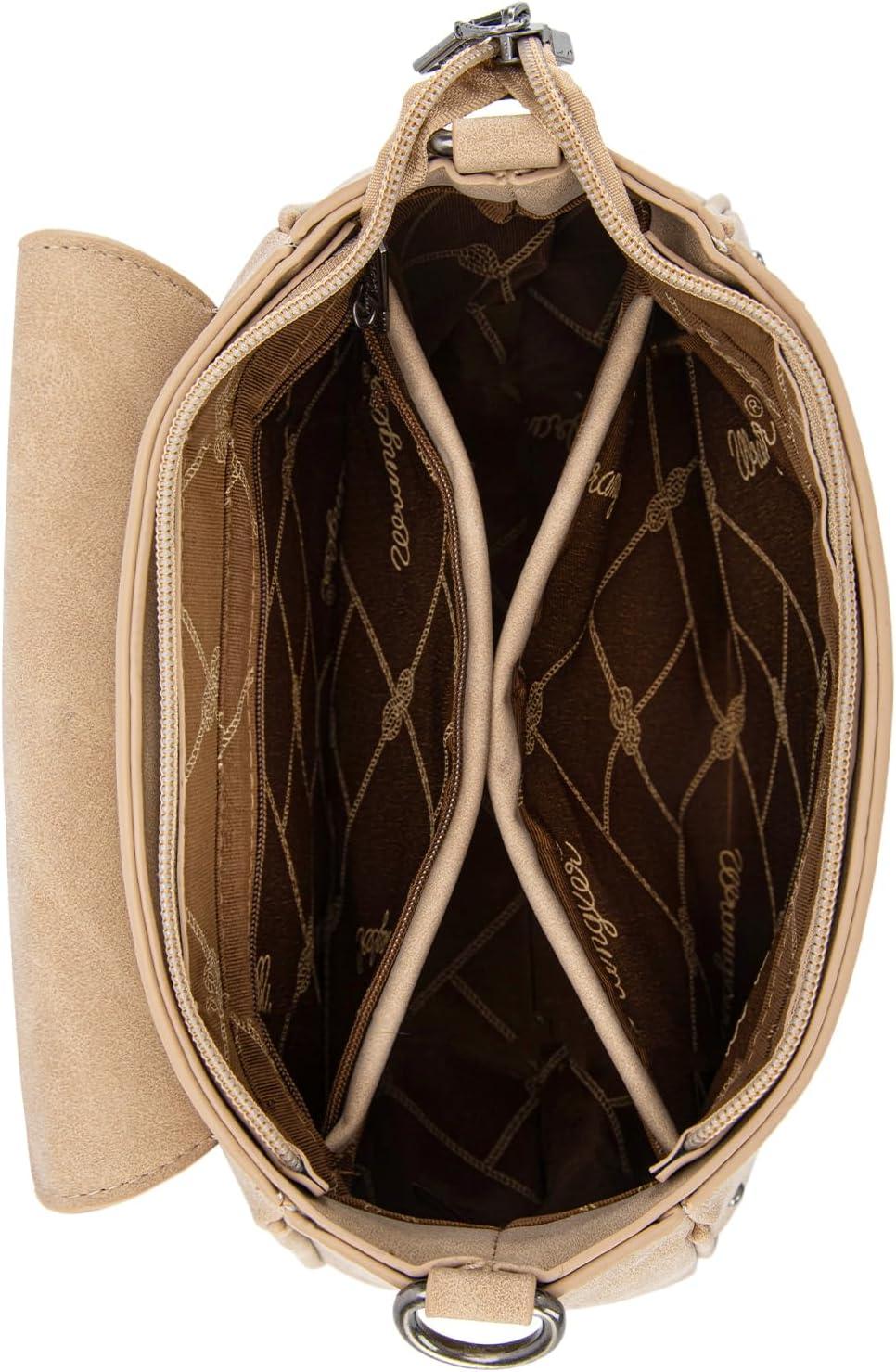 imageWrangler Western Flap Crossbody Bag for Women Designer Purses Shoulder BagTan