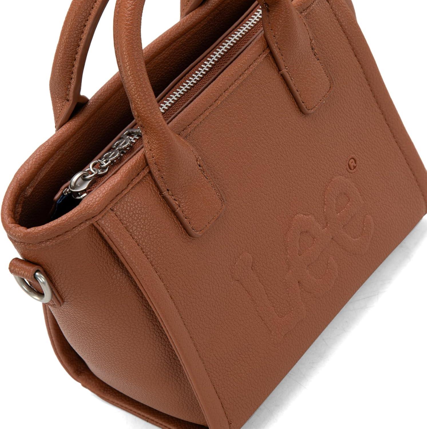 imageMontana West x Lee Small Tote Bag for Women Crossbody Purse amp Handbags with Adjustable StrapBrown