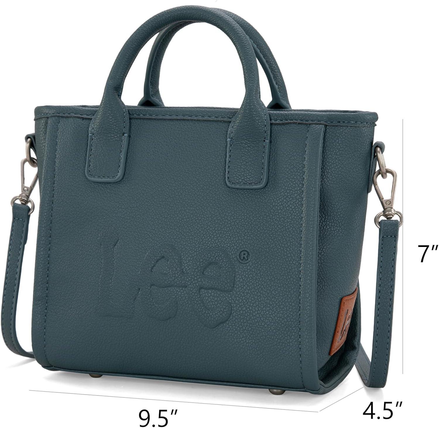 imageMontana West x Lee Small Tote Bag for Women Crossbody Purse amp Handbags with Adjustable StrapJean