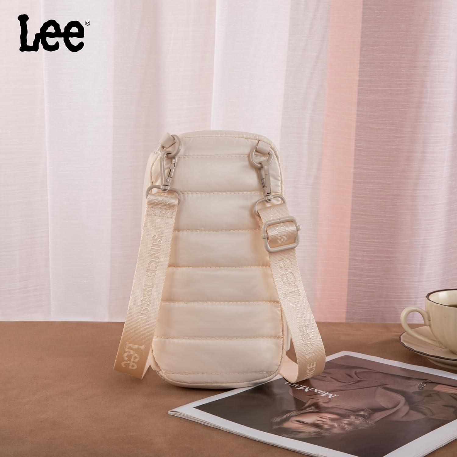imagex Lee Dual Wristlet Wallets for Women Puffer Crossbody Wallets Purse with Phone Pocket amp Zipper ClosureTn