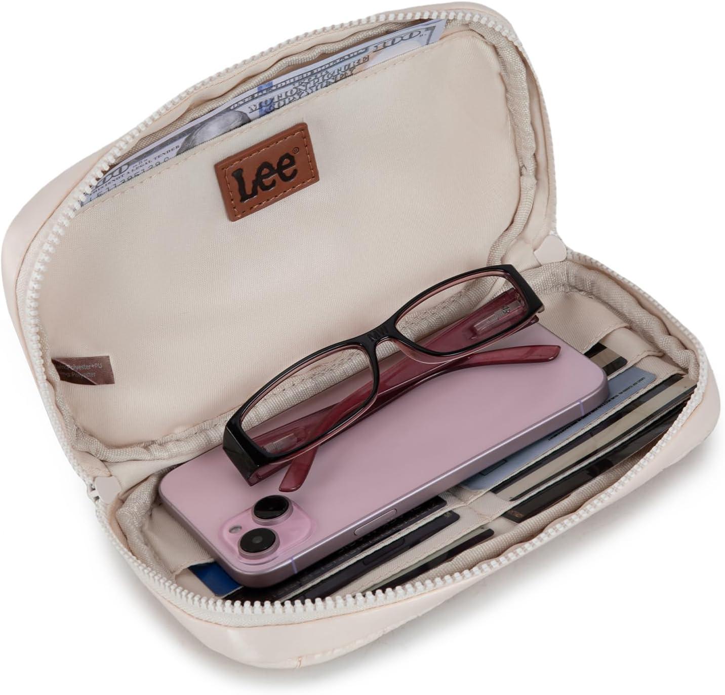 imagex Lee Dual Wristlet Wallets for Women Puffer Crossbody Wallets Purse with Phone Pocket amp Zipper ClosureTn