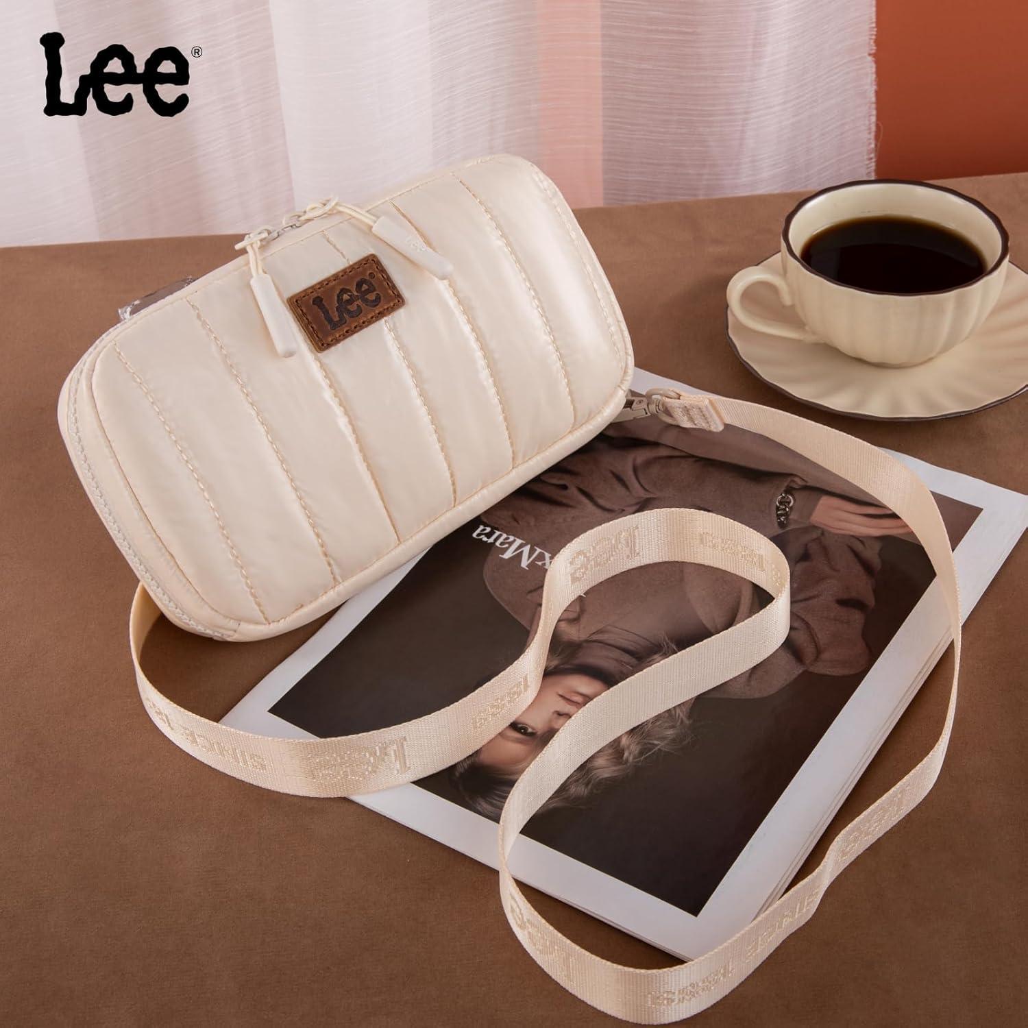 imagex Lee Dual Wristlet Wallets for Women Puffer Crossbody Wallets Purse with Phone Pocket amp Zipper ClosureTn