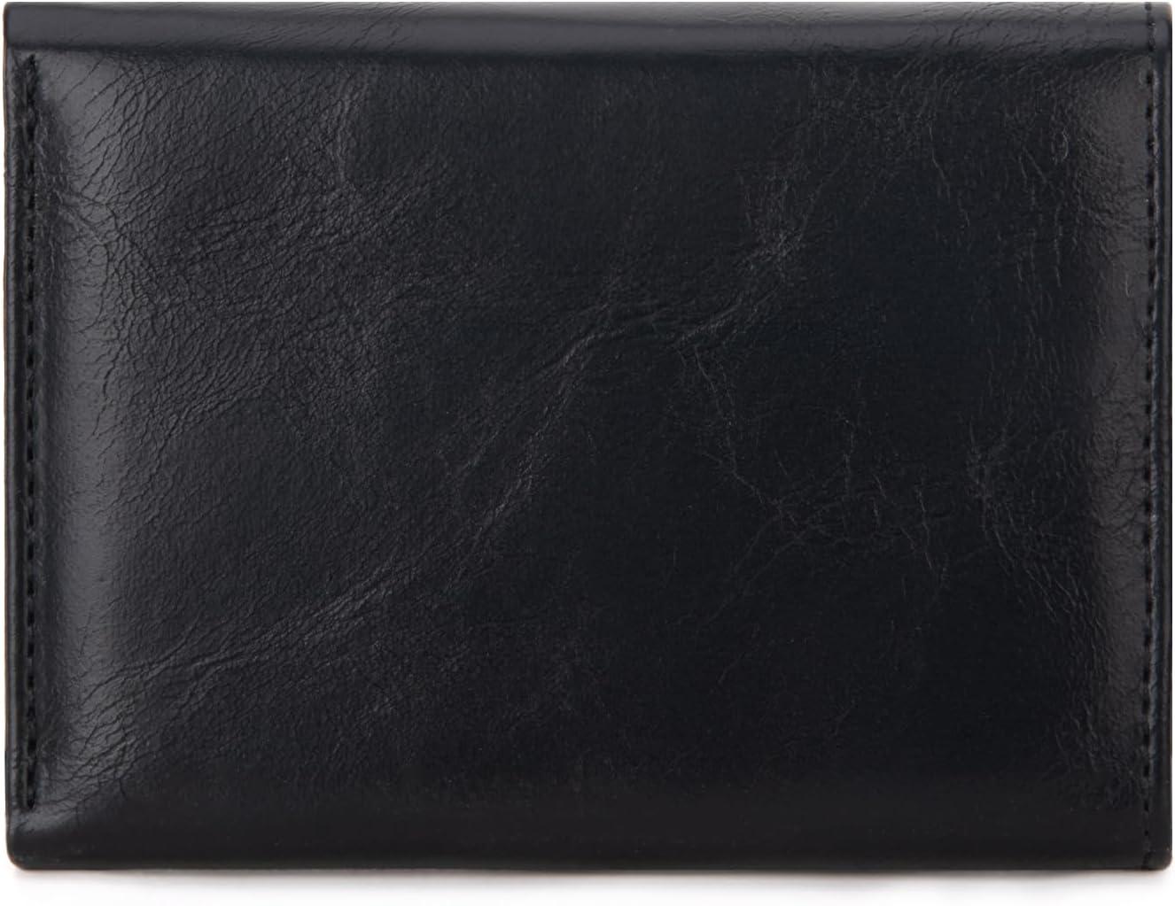 imageMontana West Small Wallets Woman RFID Blocking Wallet Trifold Pocket Wallet with ID WindowBlack