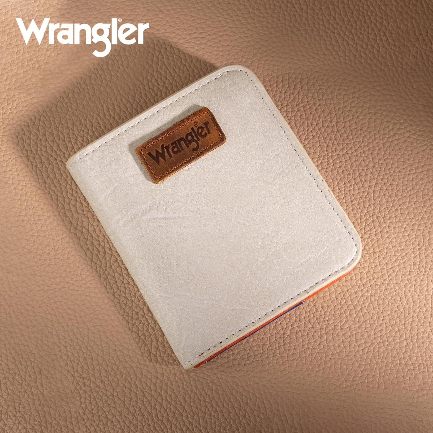 imageMontana West X Wrangler Small Wallet Women Slim Thin Wallets Card Cases Money Organizer Minimalist Pocket Wallet with RFID LiningBeige