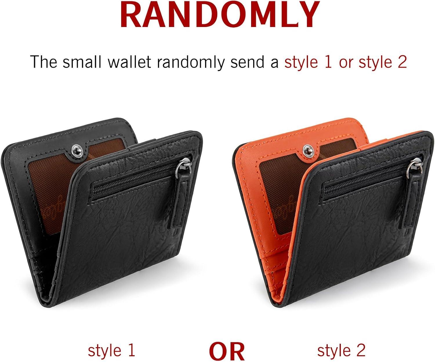 imageMontana West X Wrangler Small Wallet Women Slim Thin Wallets Card Cases Money Organizer Minimalist Pocket Wallet with RFID LiningBlack
