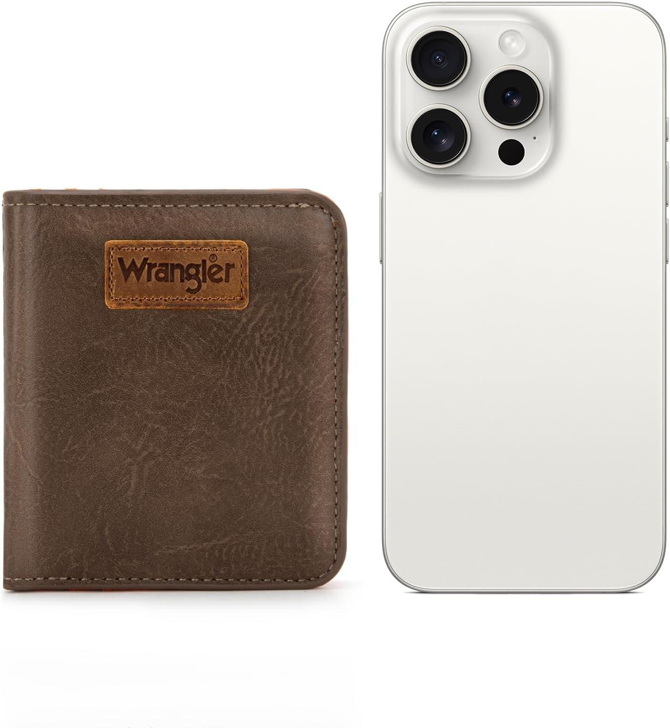 imageMontana West X Wrangler Small Wallet Women Slim Thin Wallets Card Cases Money Organizer Minimalist Pocket Wallet with RFID LiningDark Khaki