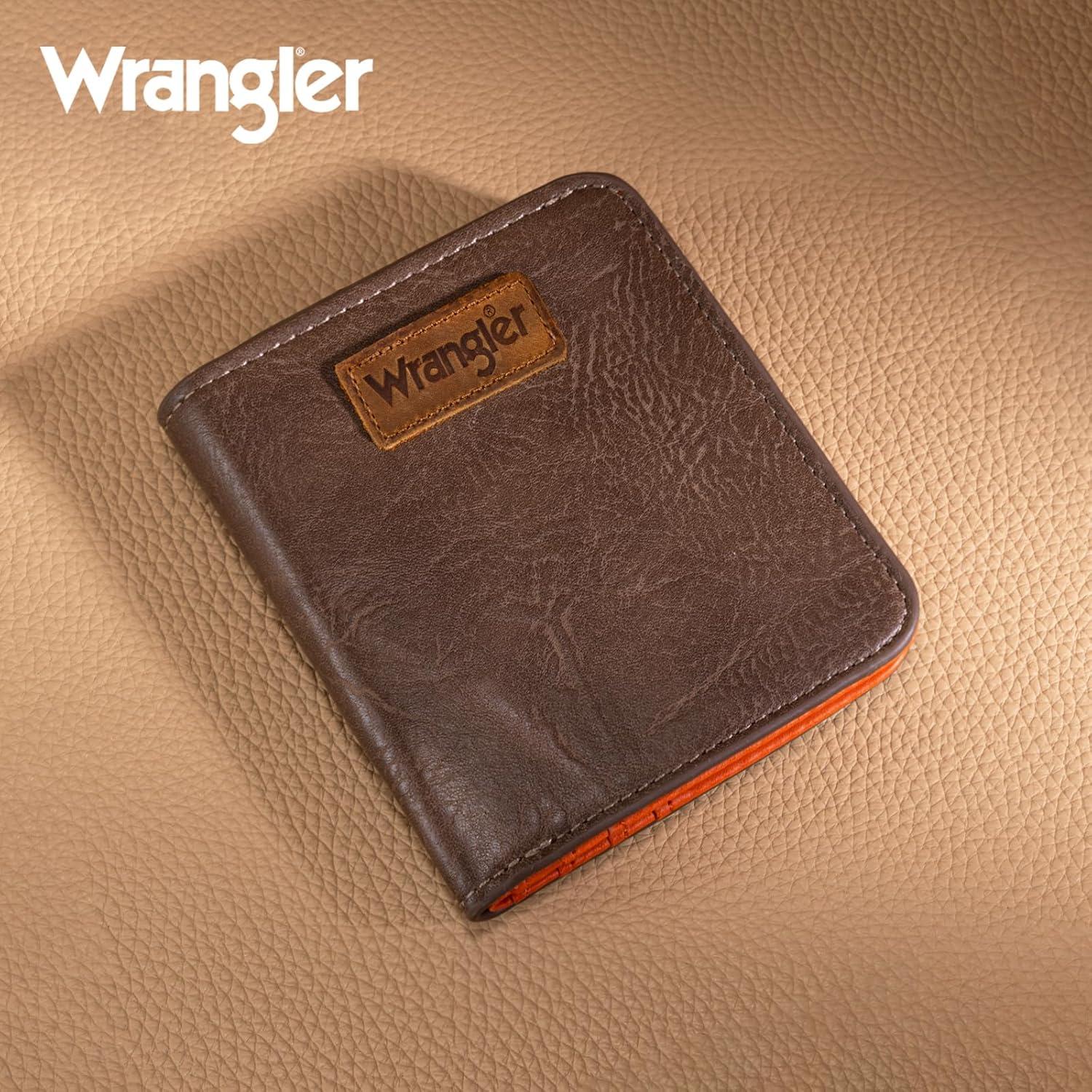 imageMontana West X Wrangler Small Wallet Women Slim Thin Wallets Card Cases Money Organizer Minimalist Pocket Wallet with RFID LiningDark Khaki