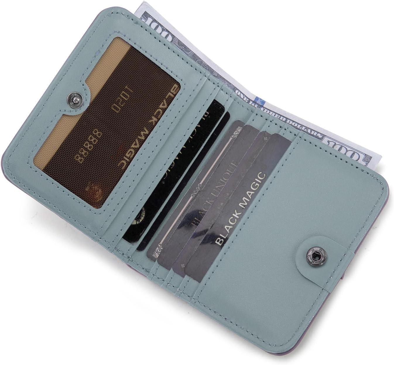 imageMontana West X Wrangler Small Wallet Women Slim Thin Wallets Card Cases Money Organizer Minimalist Pocket Wallet with RFID LiningJean
